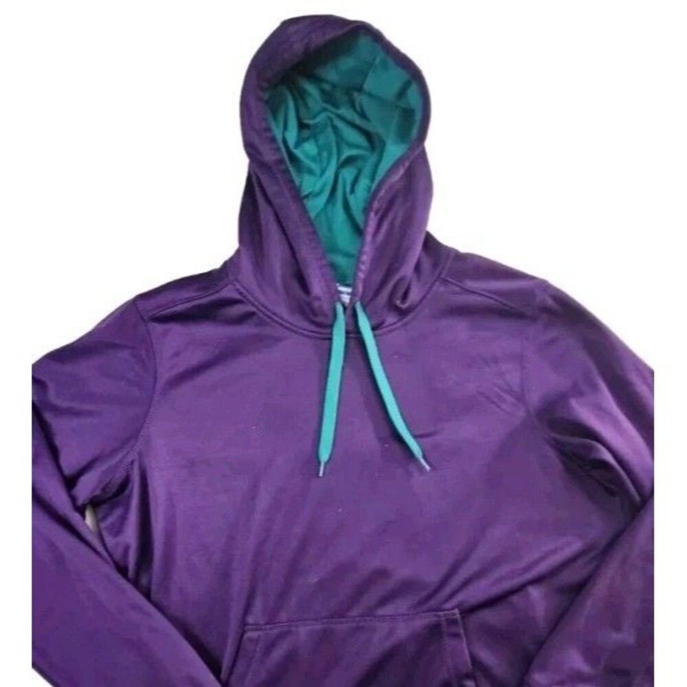 Starter Hoodie Men's Sz Large 42-44 Charlotte NC Purple Sweatshirt Pullover L